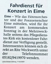 Leine-Deister-Zeitung, 17.03.2023